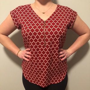 Express silk top